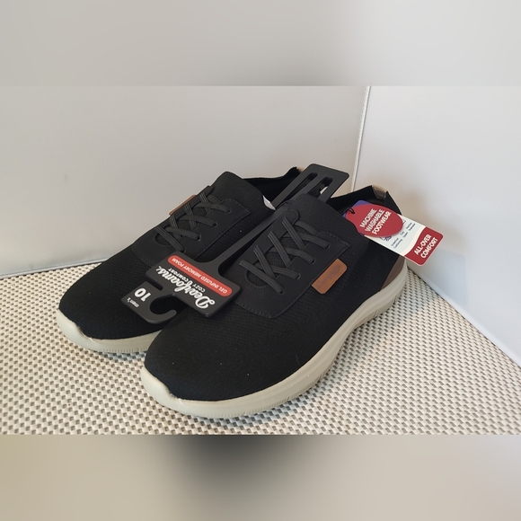 Dearfoams Men\'s Size 10 Sport Slip On Black/Brown/Tan main image 4